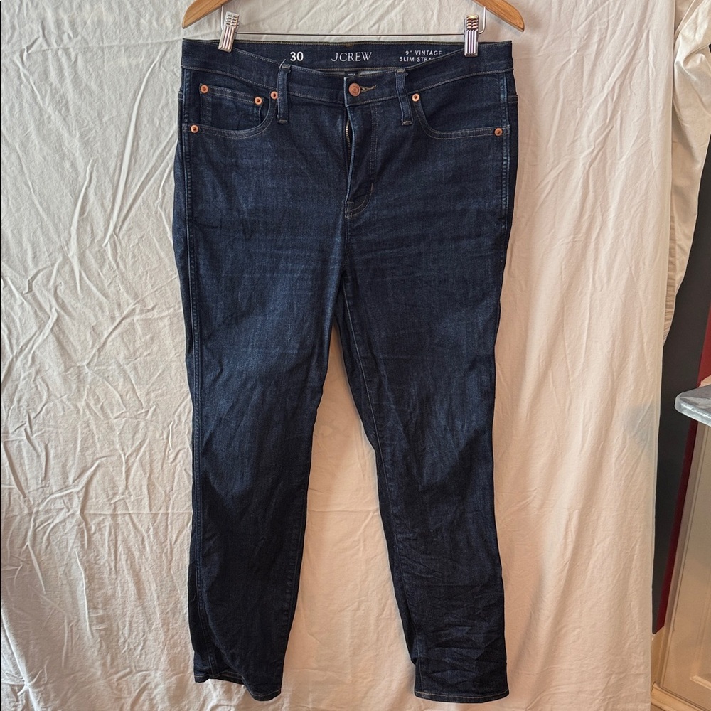 J. Crew Dark Blue Skinny Jeans